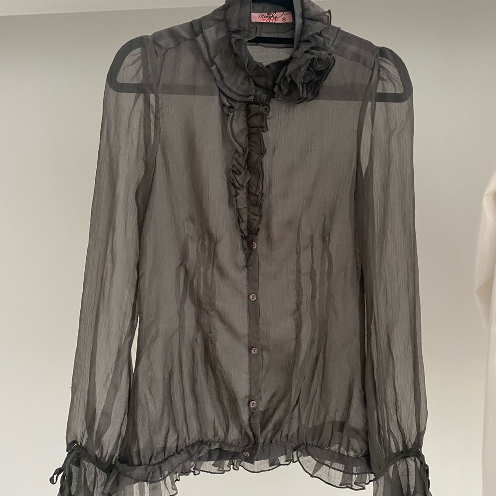 Vintage sheer blouse